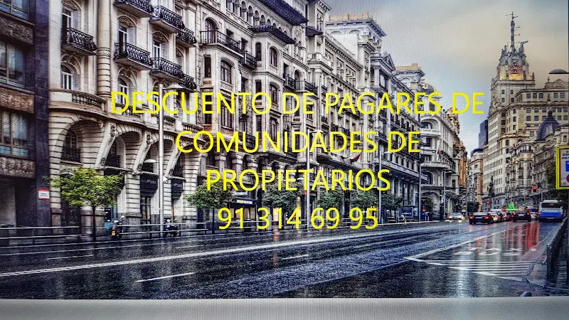 Descuento de pagarés de empresas y comunidades de propietarios - Planificador financiero en Madrid - foto 2